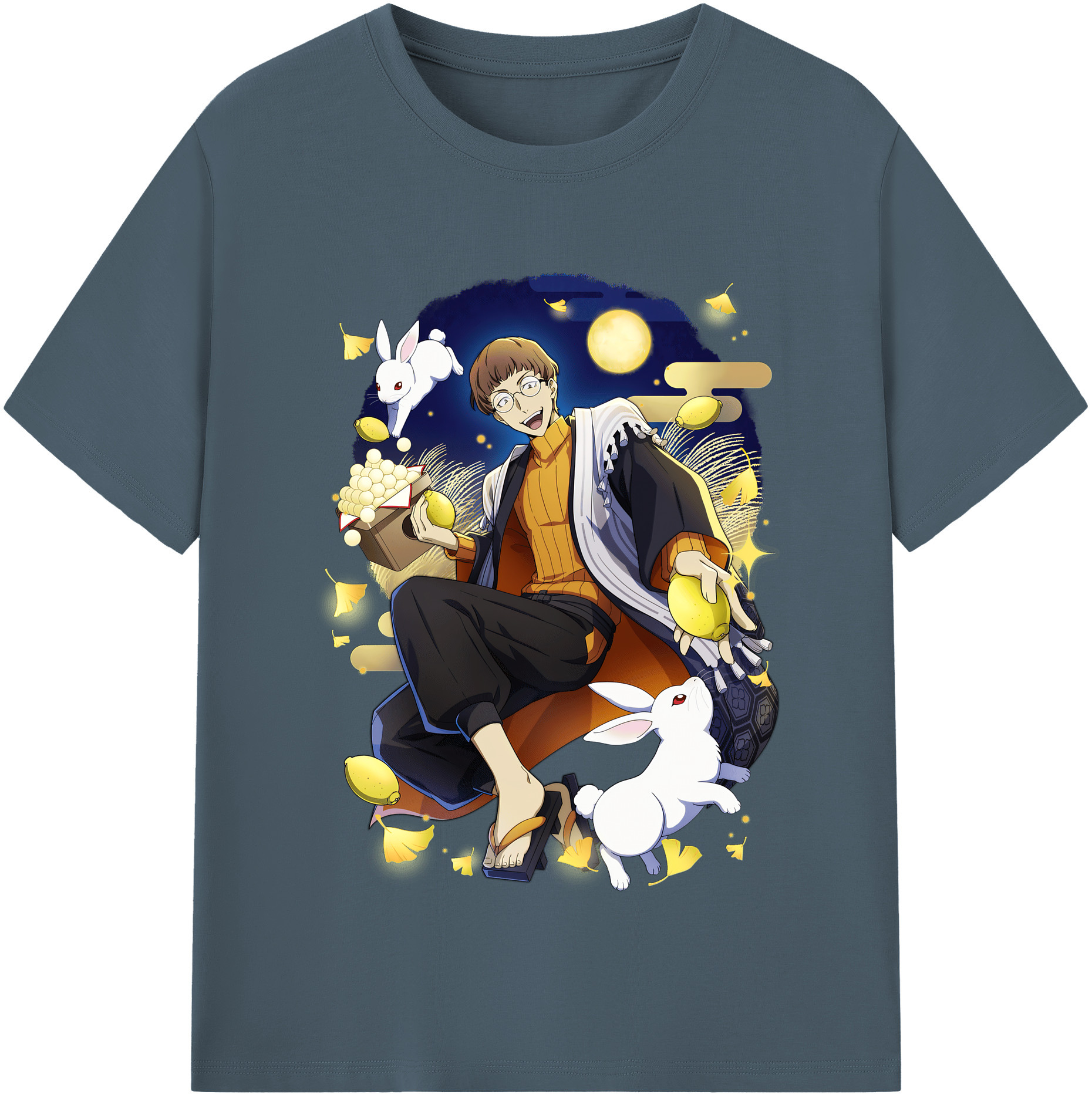 （画像用） 文豪ストレイドッグス Bungo Stray Dogs 綿100％半袖Tシャツ（フロントプリント）